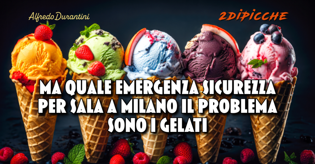 Ma quale emergenza sicurezza. Per Sala a Milano il problema sono i gelati