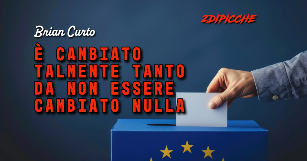 E' cambiato talmente tanto da non essere cambiato nulla